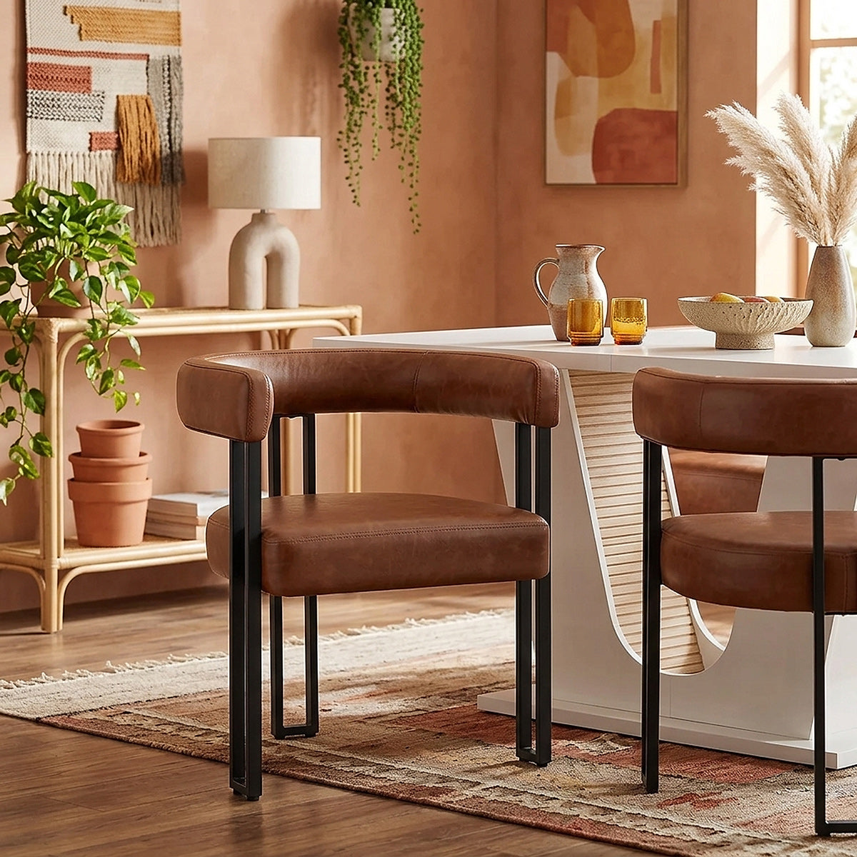 Gigi Chair & Cushion Antique Brown