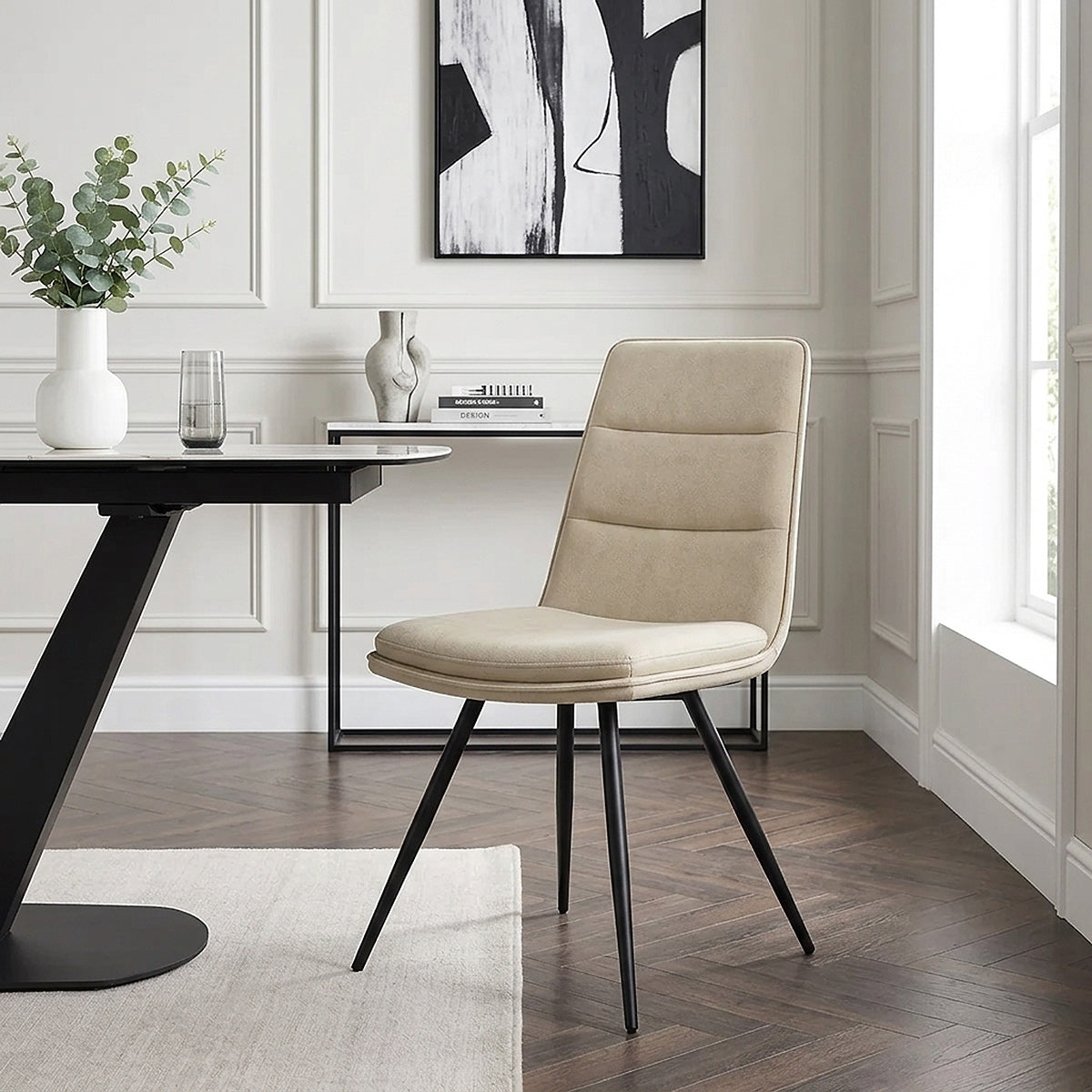 Gio Dining Chair Cream Velvet