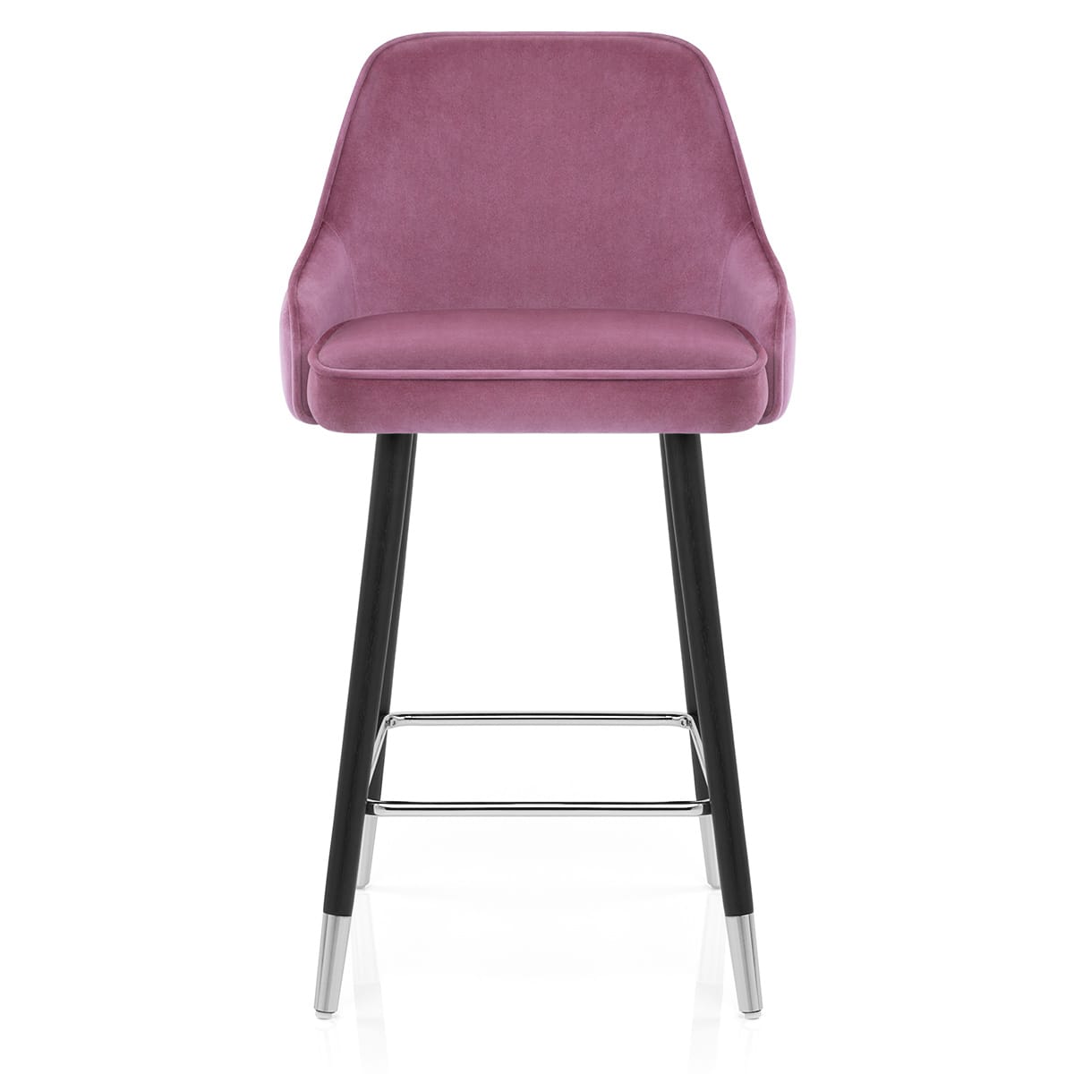 Glam Bar Stool Purple Velvet