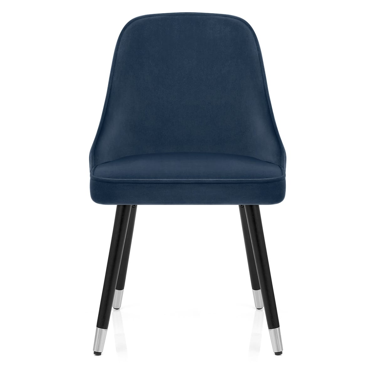 Glam Dining Chair Blue Velvet