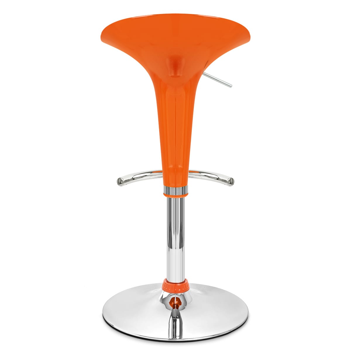 Gloss Coco Bar Stool Orange