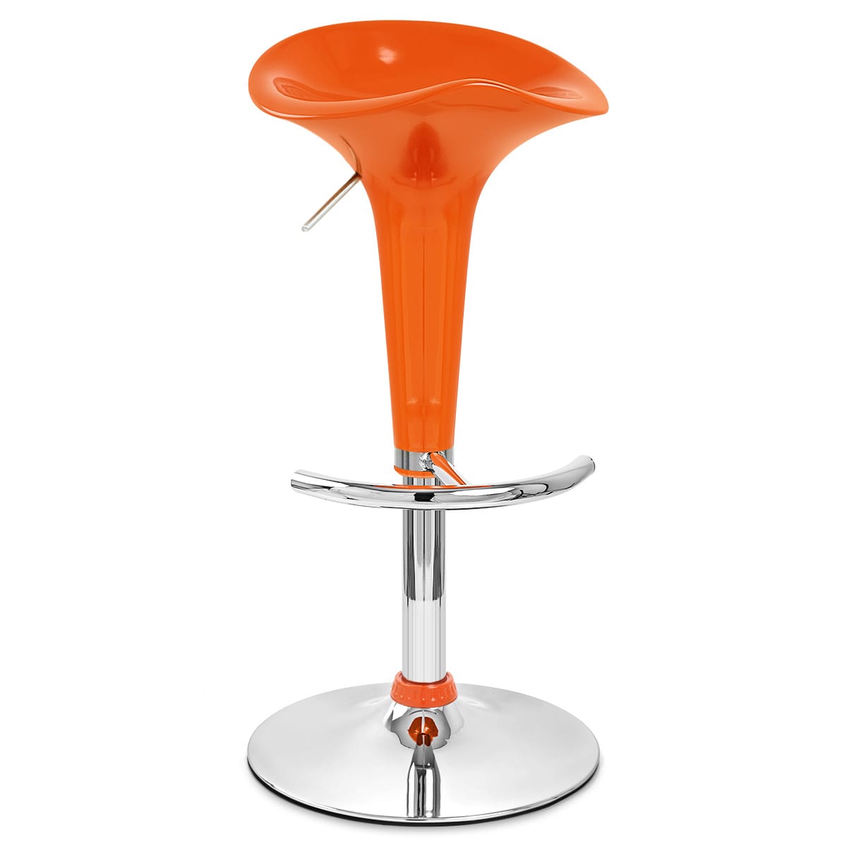 Gloss Coco Bar Stool Orange