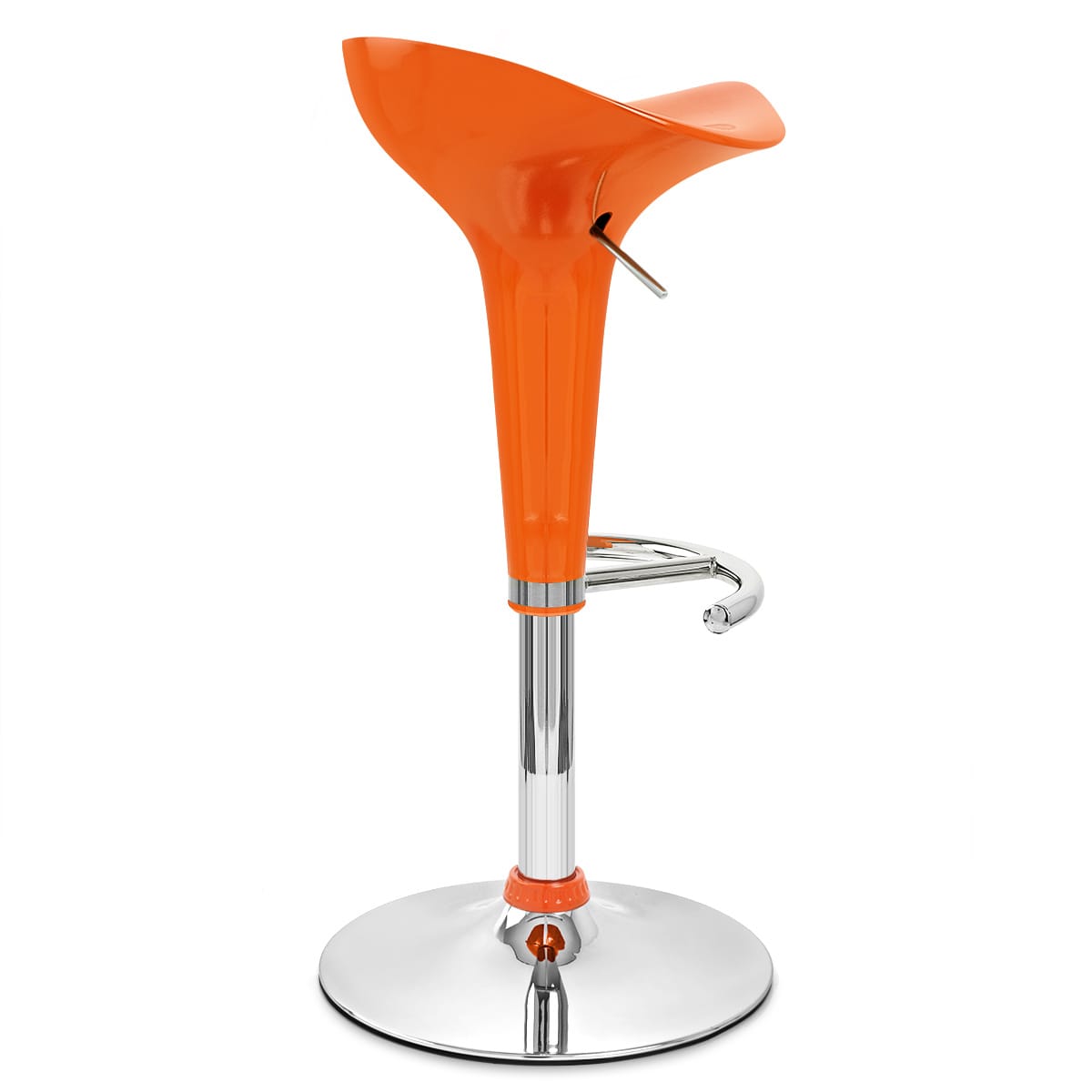 Gloss Coco Bar Stool Orange