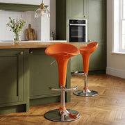 Gloss Coco Bar Stool Orange