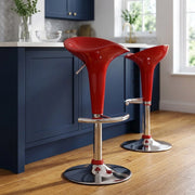 Gloss Coco Bar Stool Red