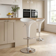 Gloss Coco Bar Stool White