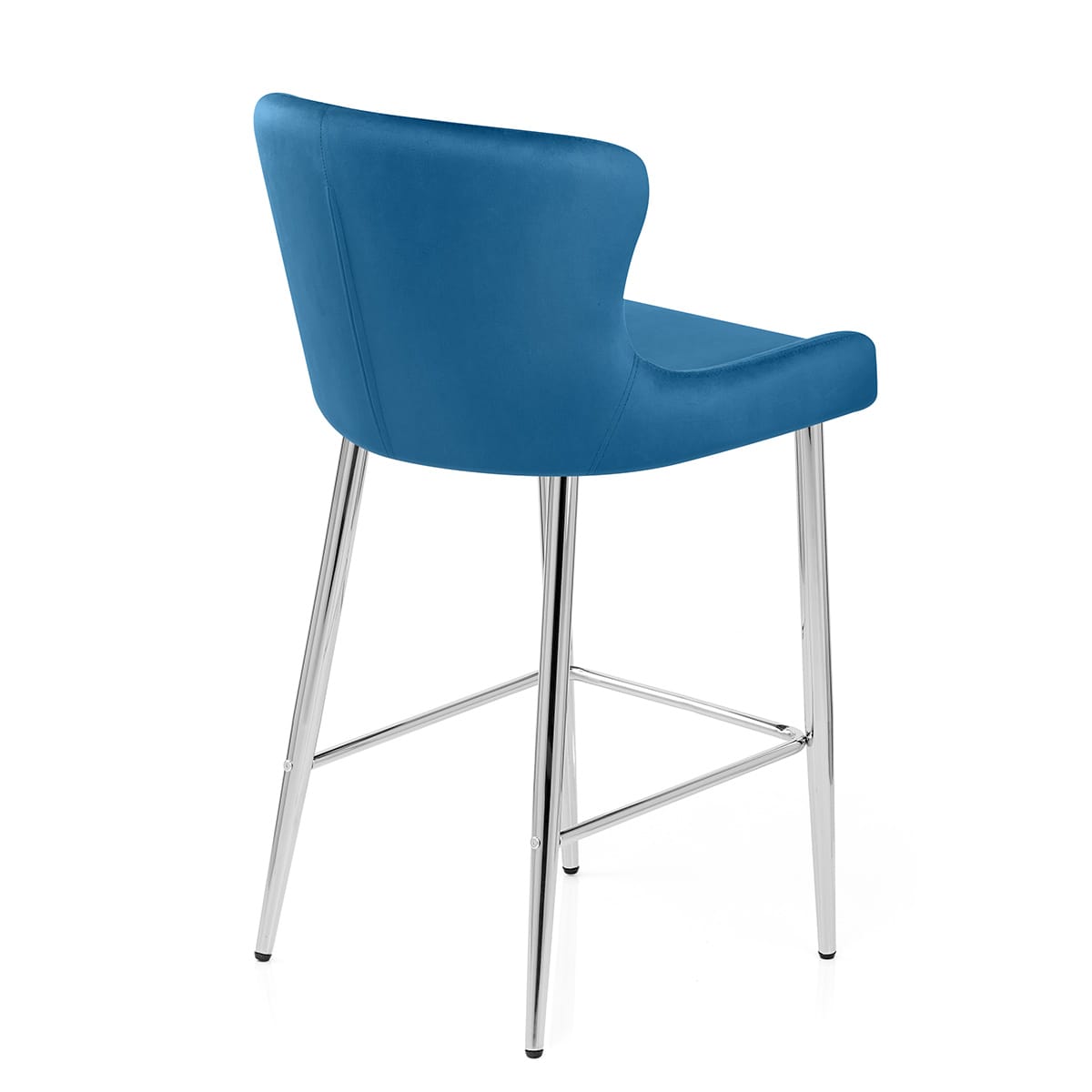 Grace Bar Stool Blue Velvet