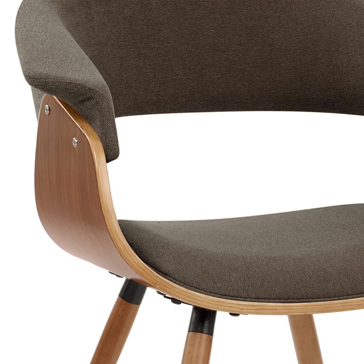 Grafton Dining Chair Walnut & Brown