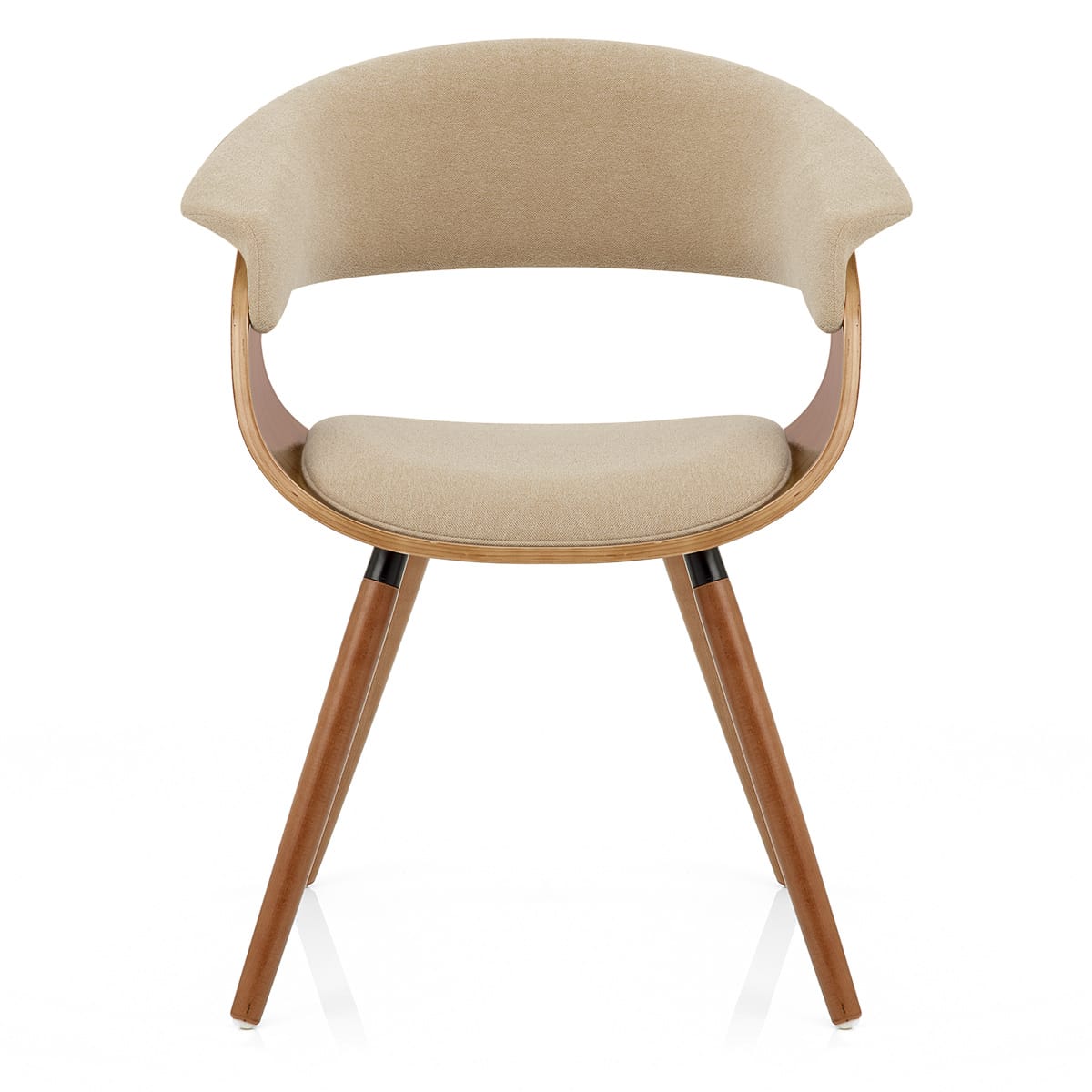 Grafton Dining Chair Walnut & Beige