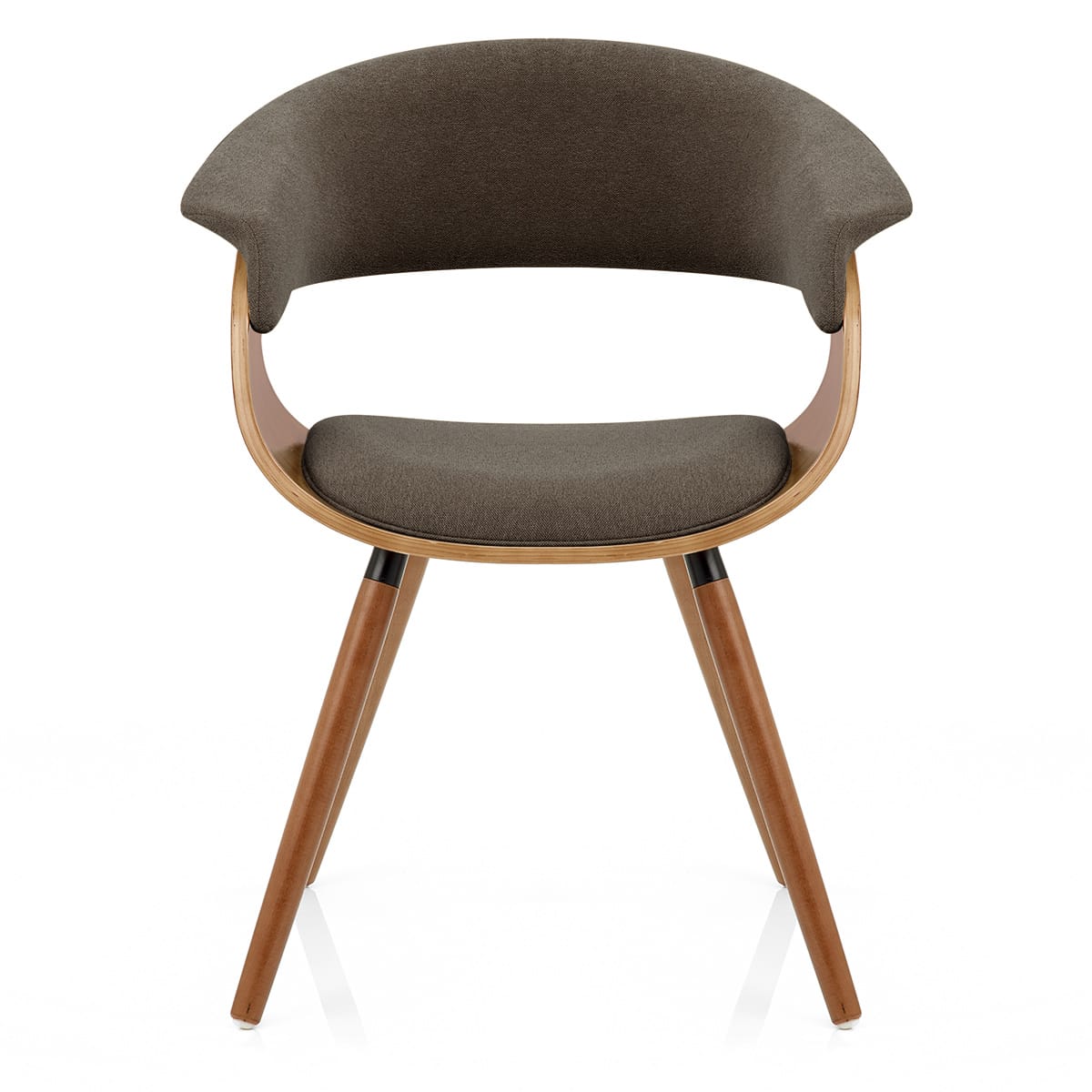 Grafton Dining Chair Walnut & Brown