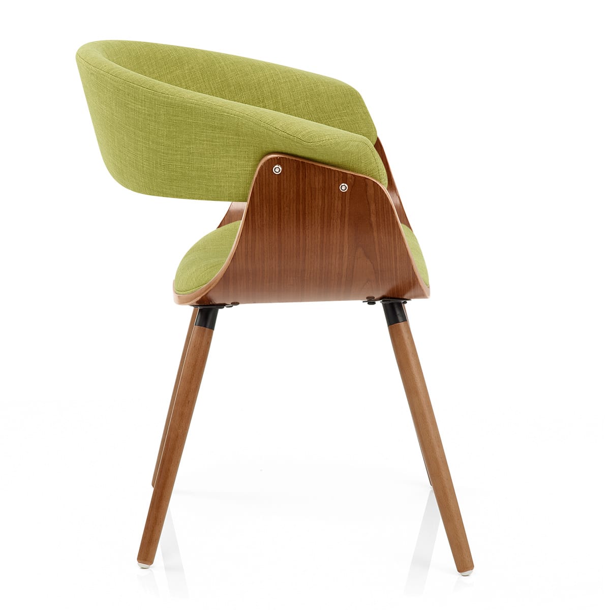 Grafton Dining Chair Walnut & Green
