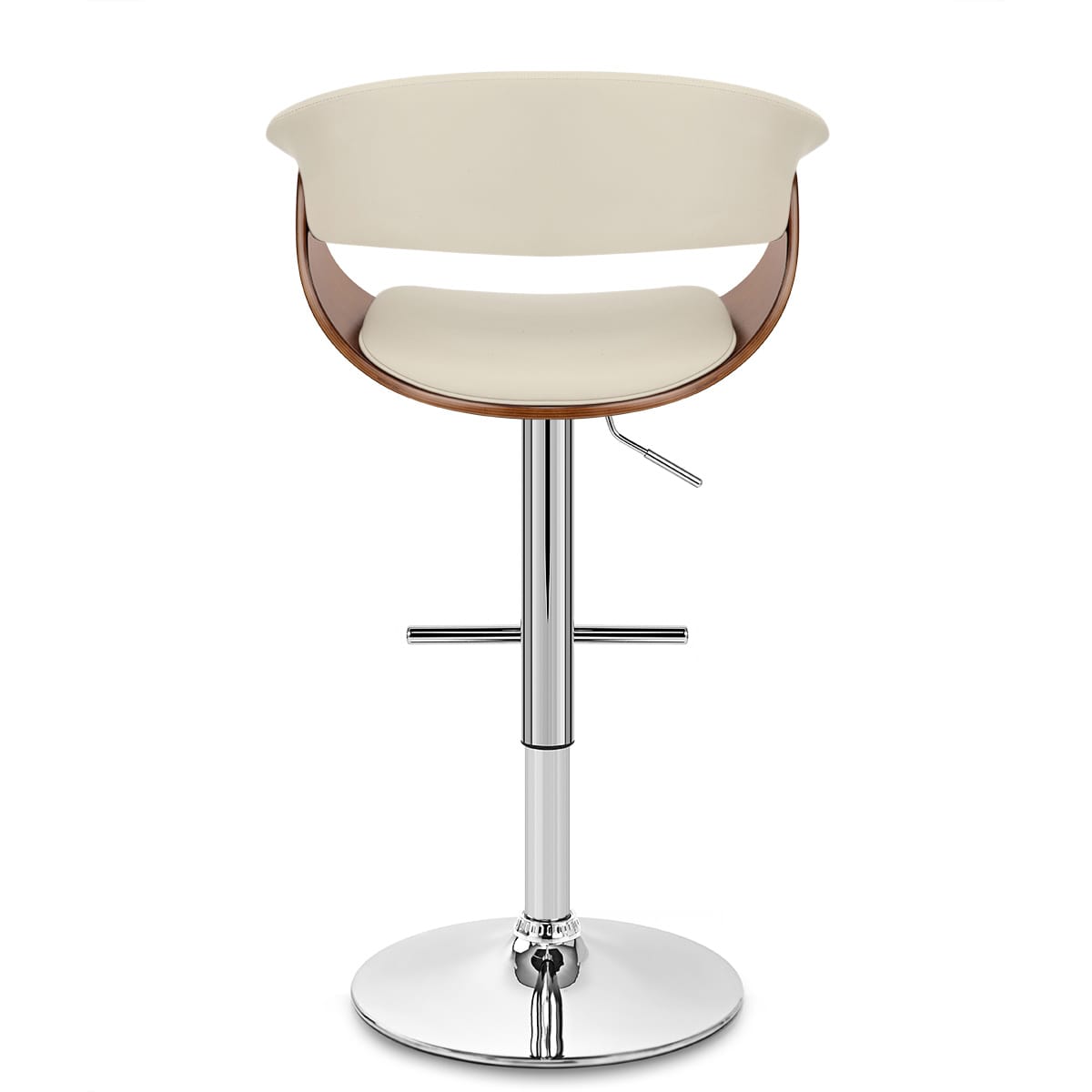 Grafton Stool Walnut & Cream