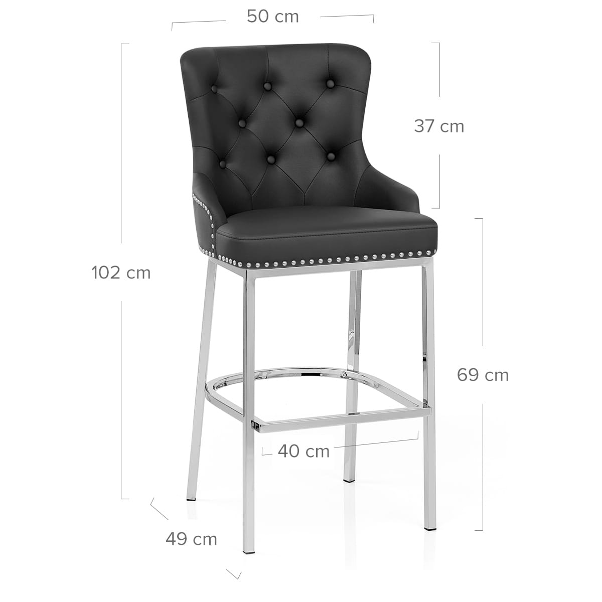 Grange Bar Stool Black