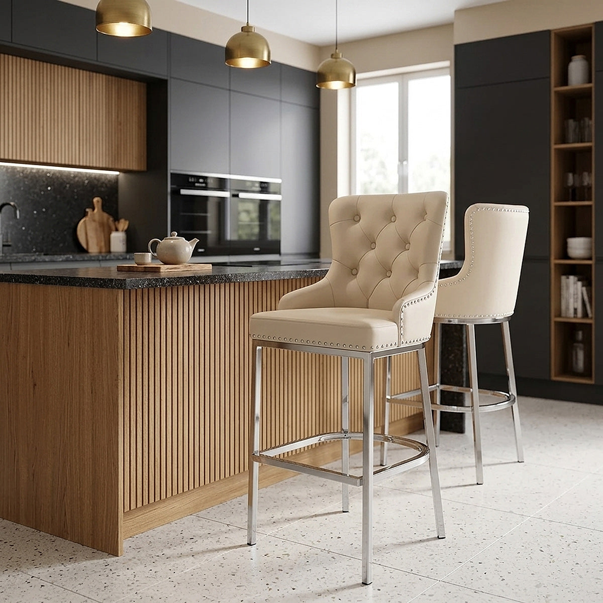 Grange Bar Stool Cream