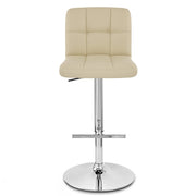 Grid Bar Stool Cream