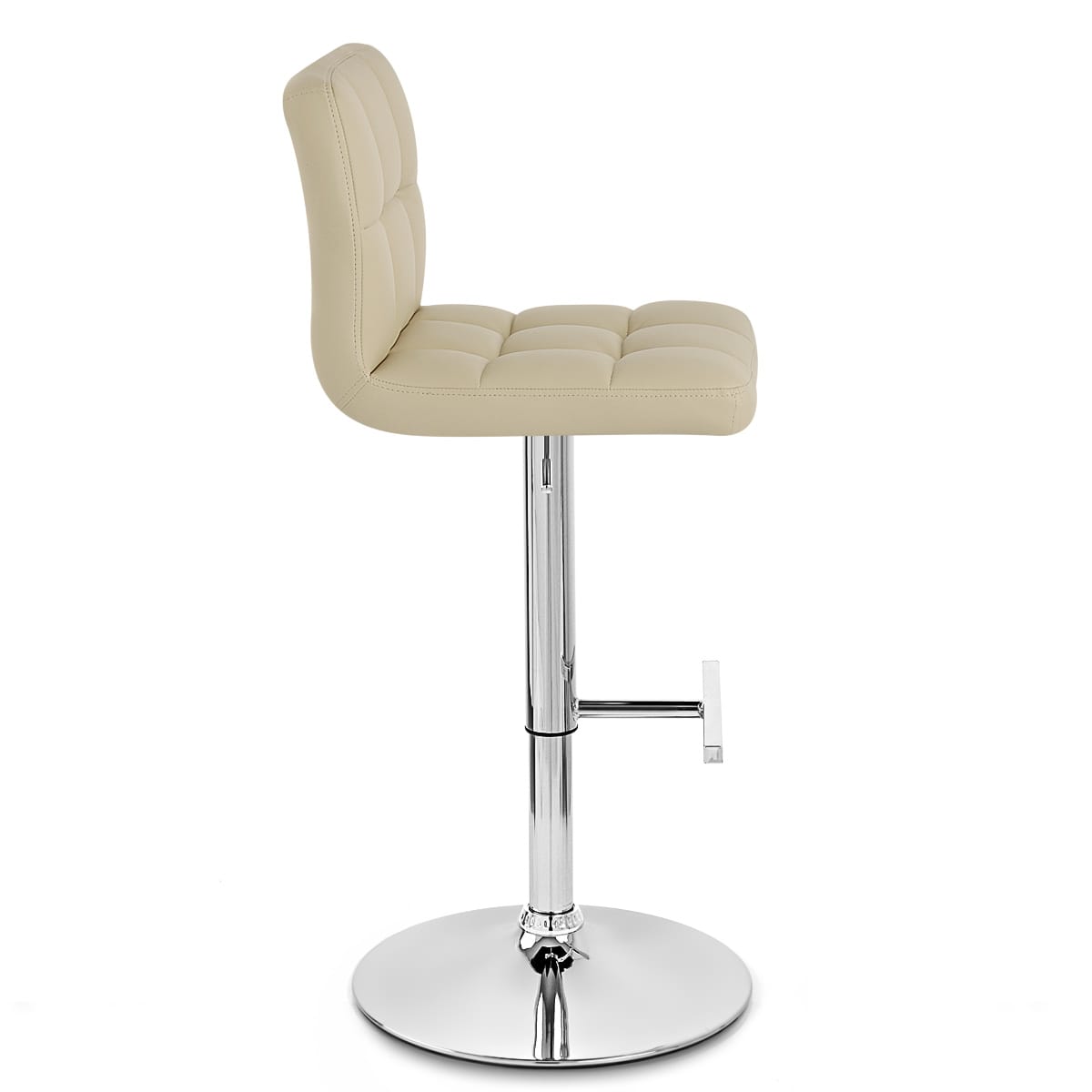 Grid Bar Stool Cream