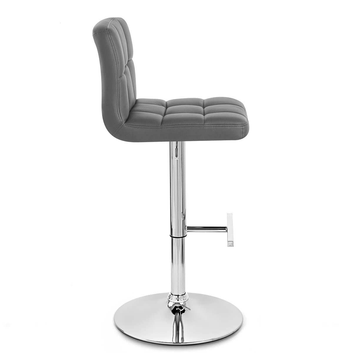 Grid Bar Stool Grey