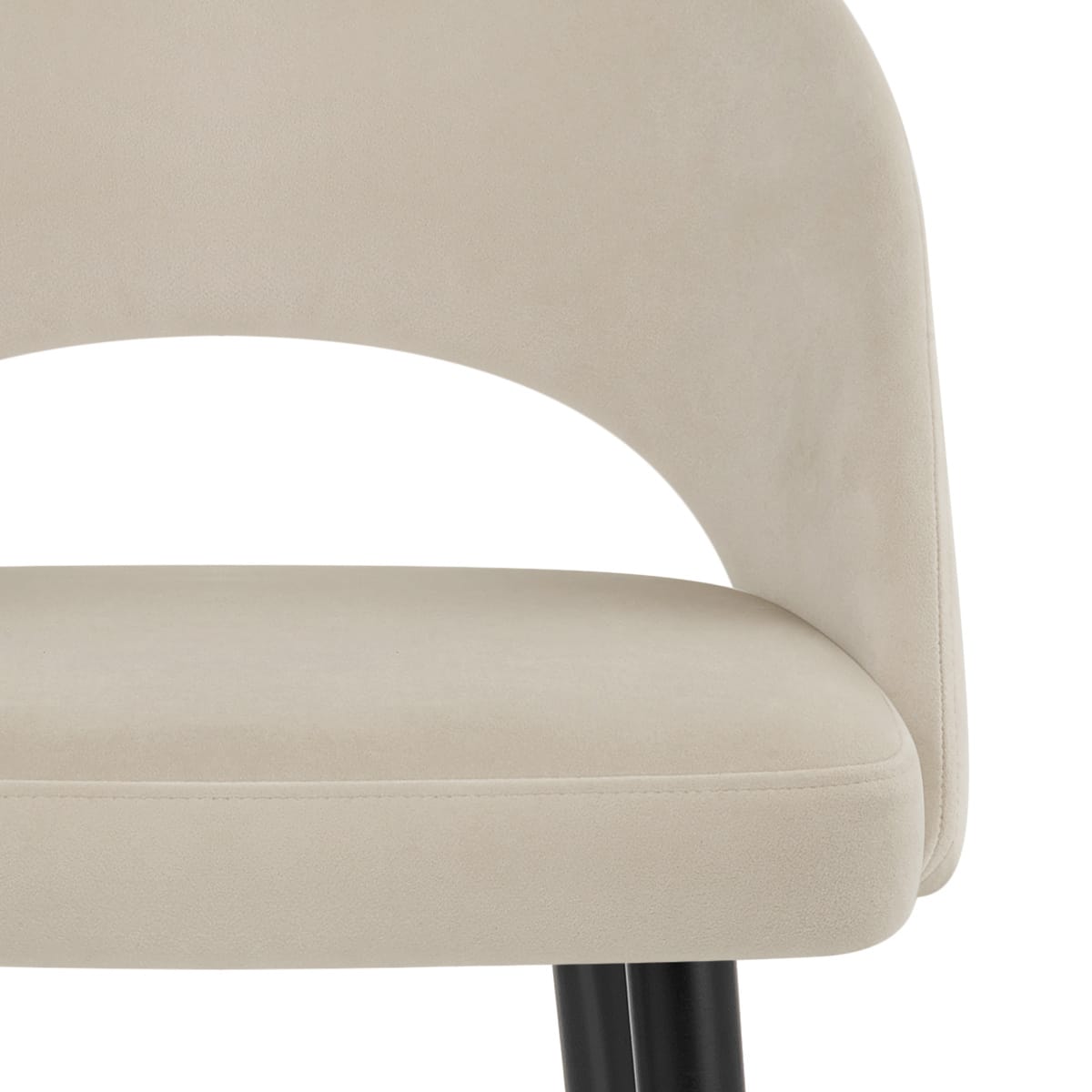 Halo Bar Stool Champagne Velvet
