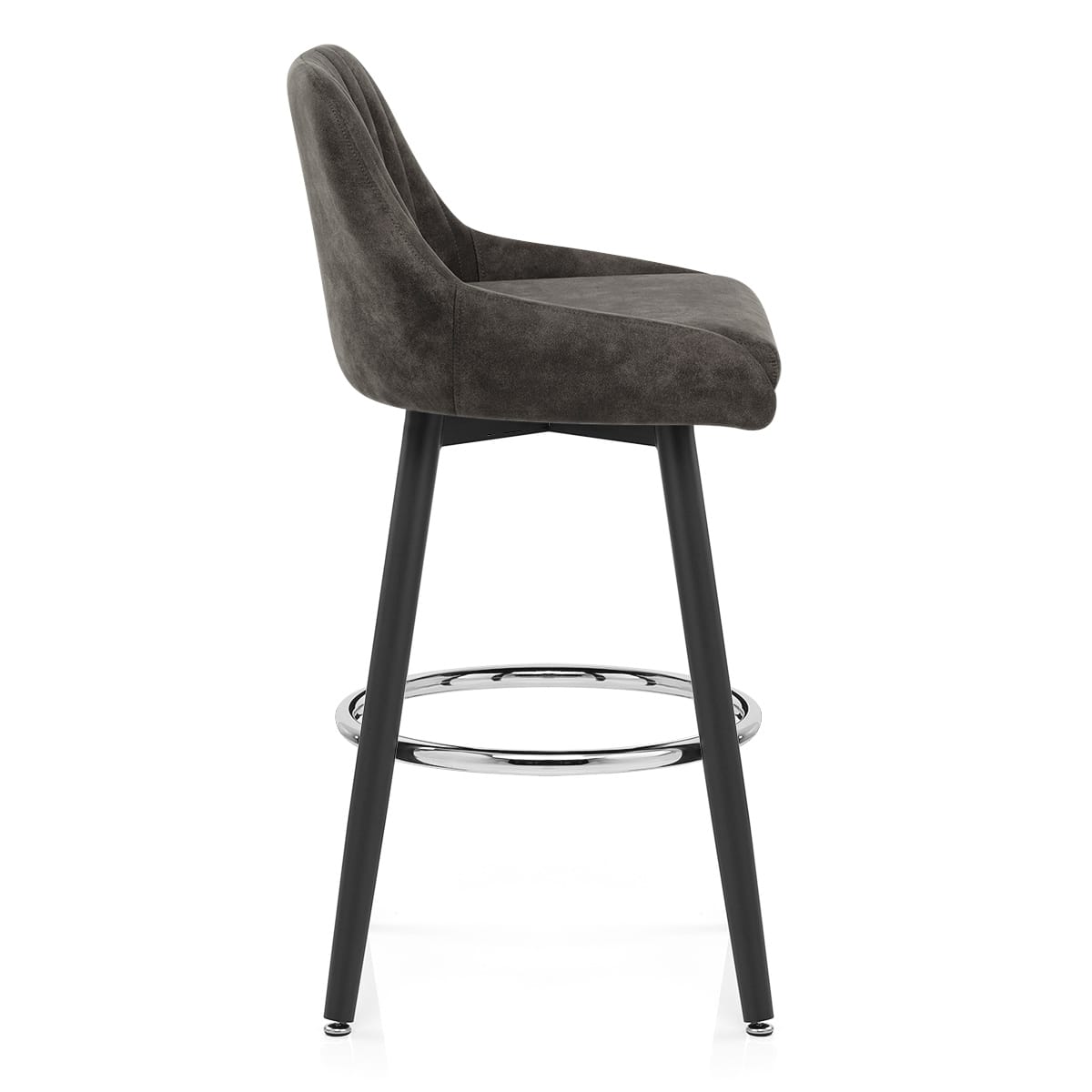 Hamilton Bar Stool Antique Charcoal