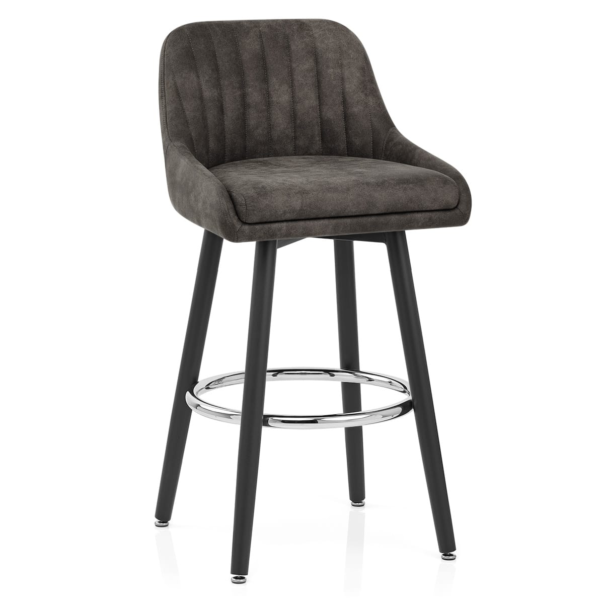 Hamilton Bar Stool Antique Charcoal