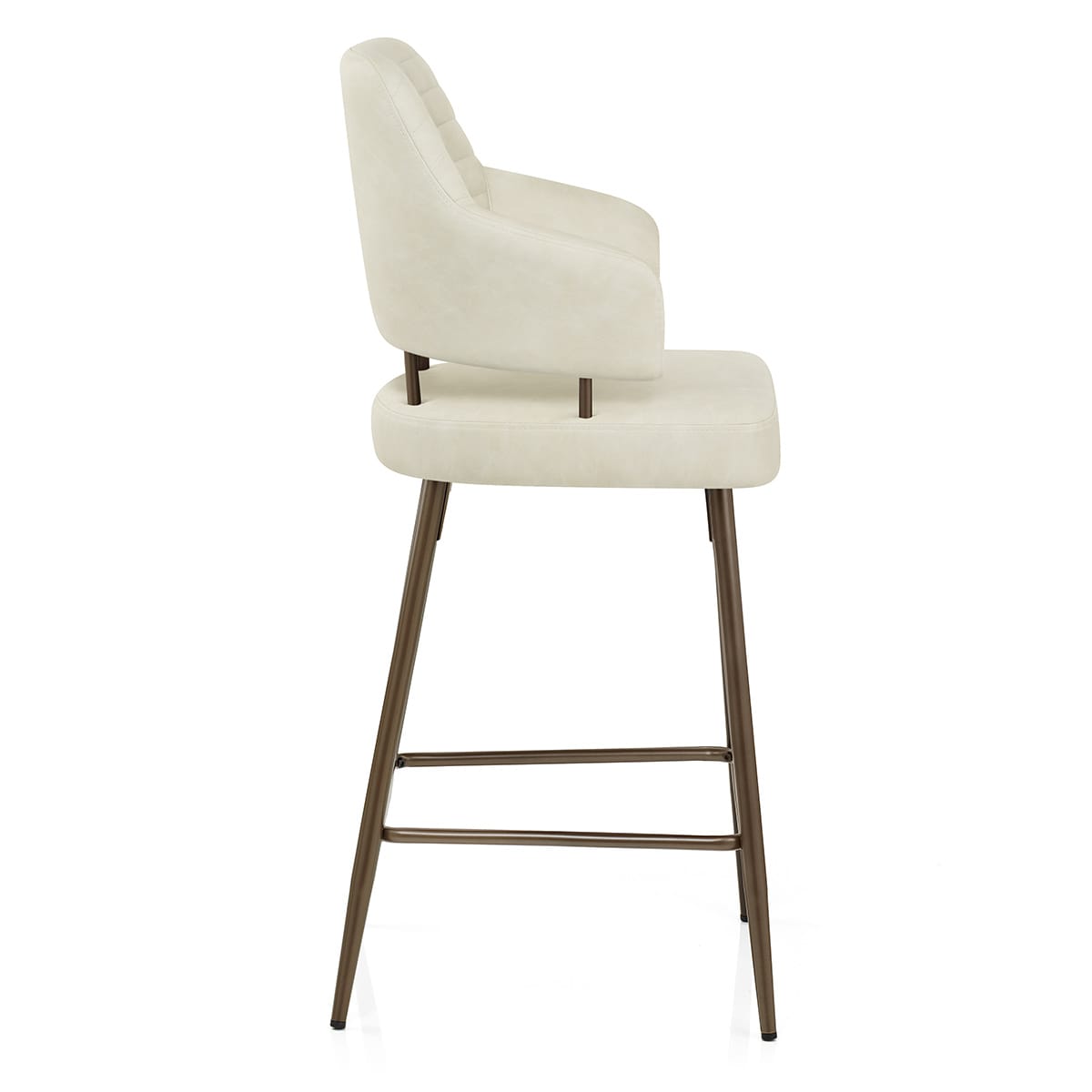 Hampton Bar Stool Bronze & Cream