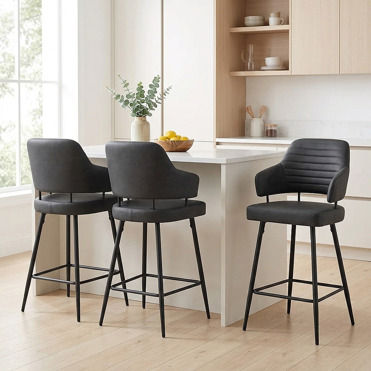 Hampton Bar Stool Charcoal
