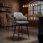 Hampton Bar Stool Light Grey