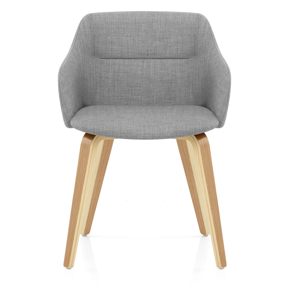 Harley Dining Chair Light Grey Fabric