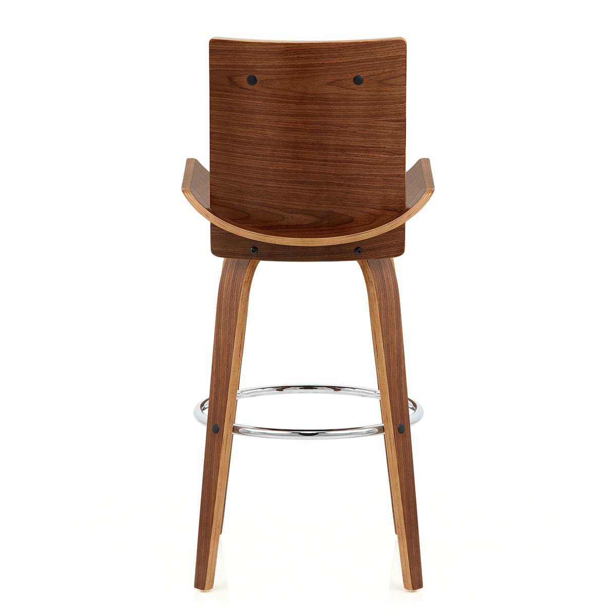 Harper Bar Stool Walnut & Cream