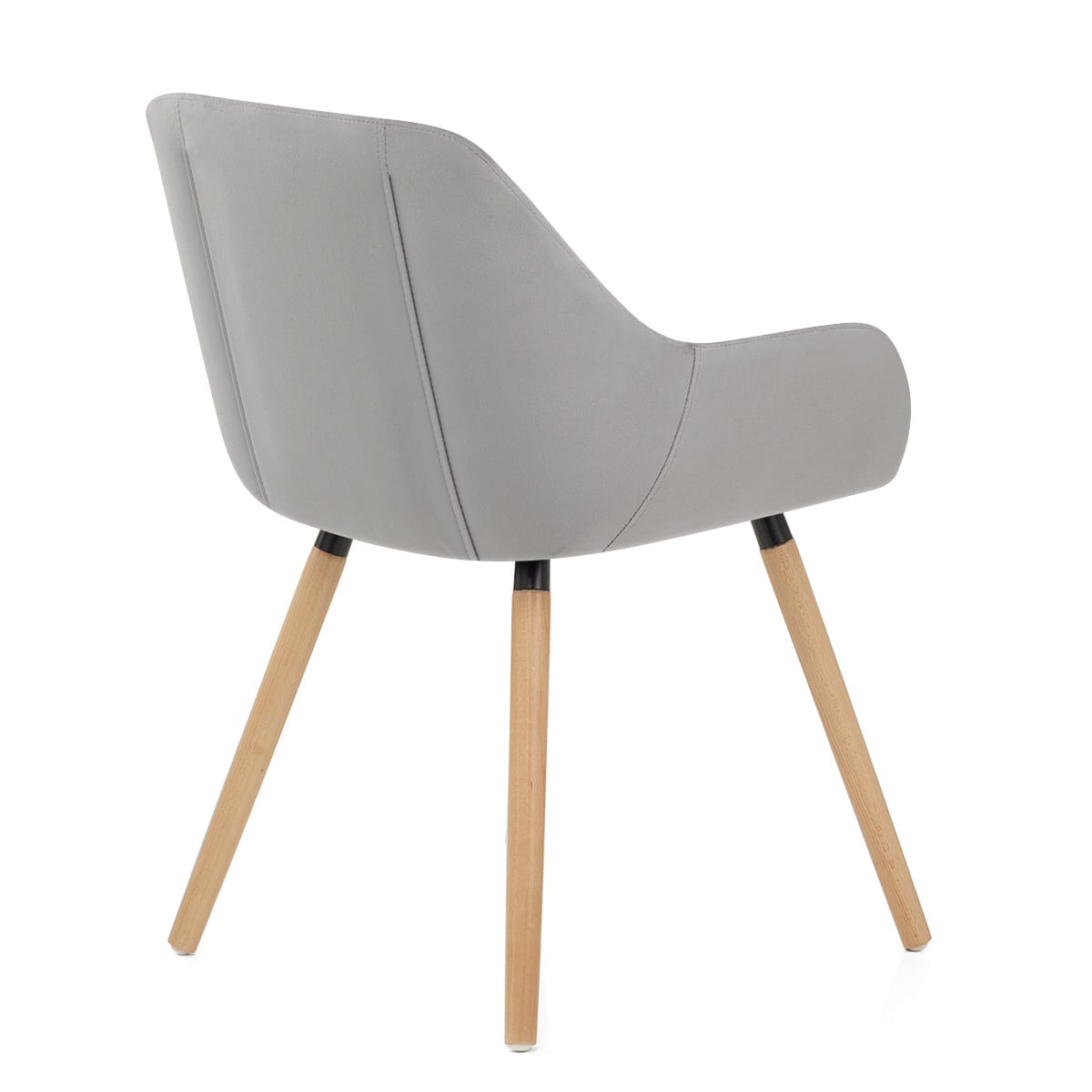 Harris Dining Chair Grey Velvet