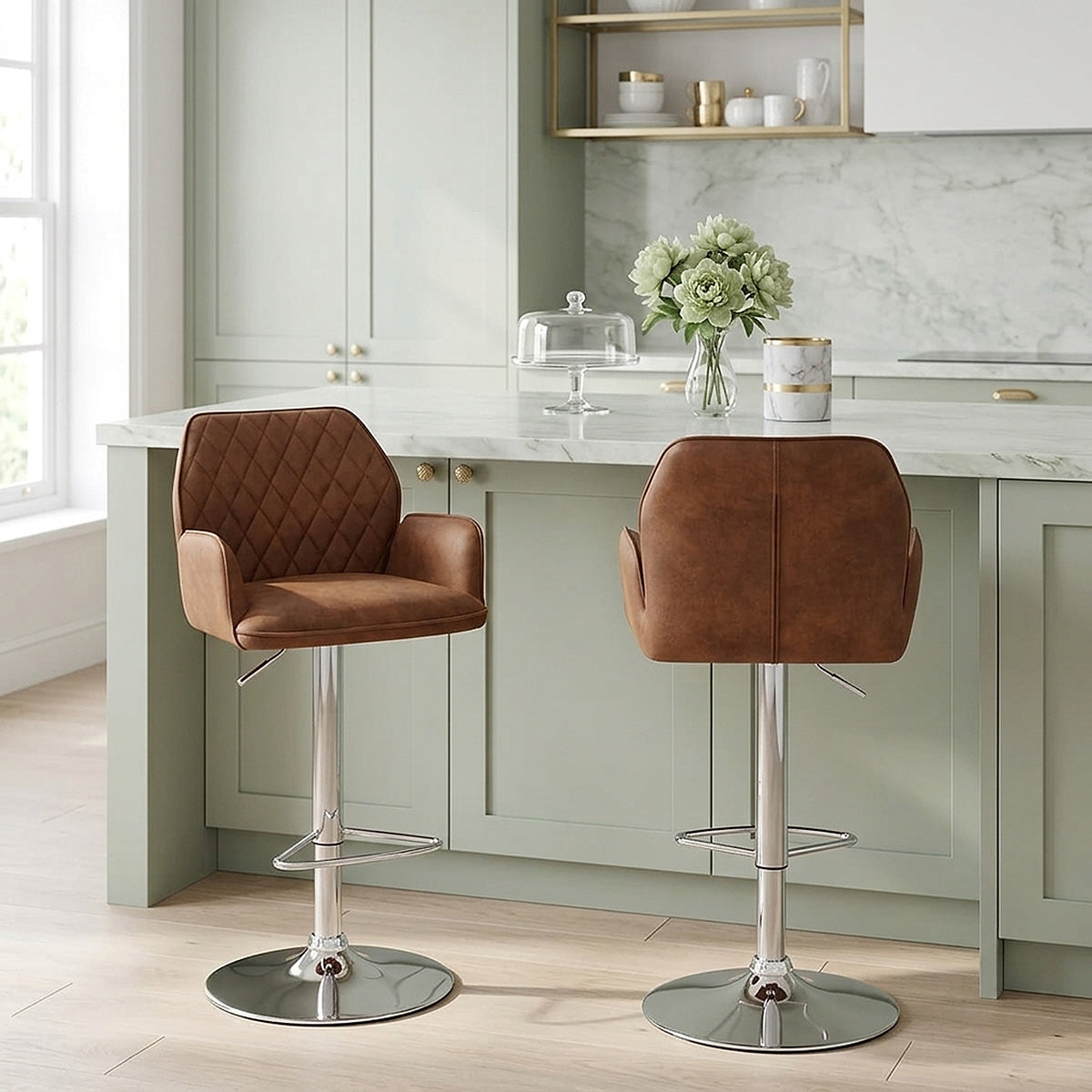 Harvard Bar Stool Antique Brown