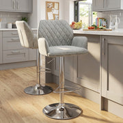 Harvard Bar Stool Light Grey