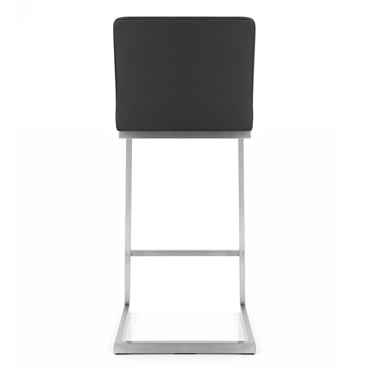High Ace Brushed Stool Black