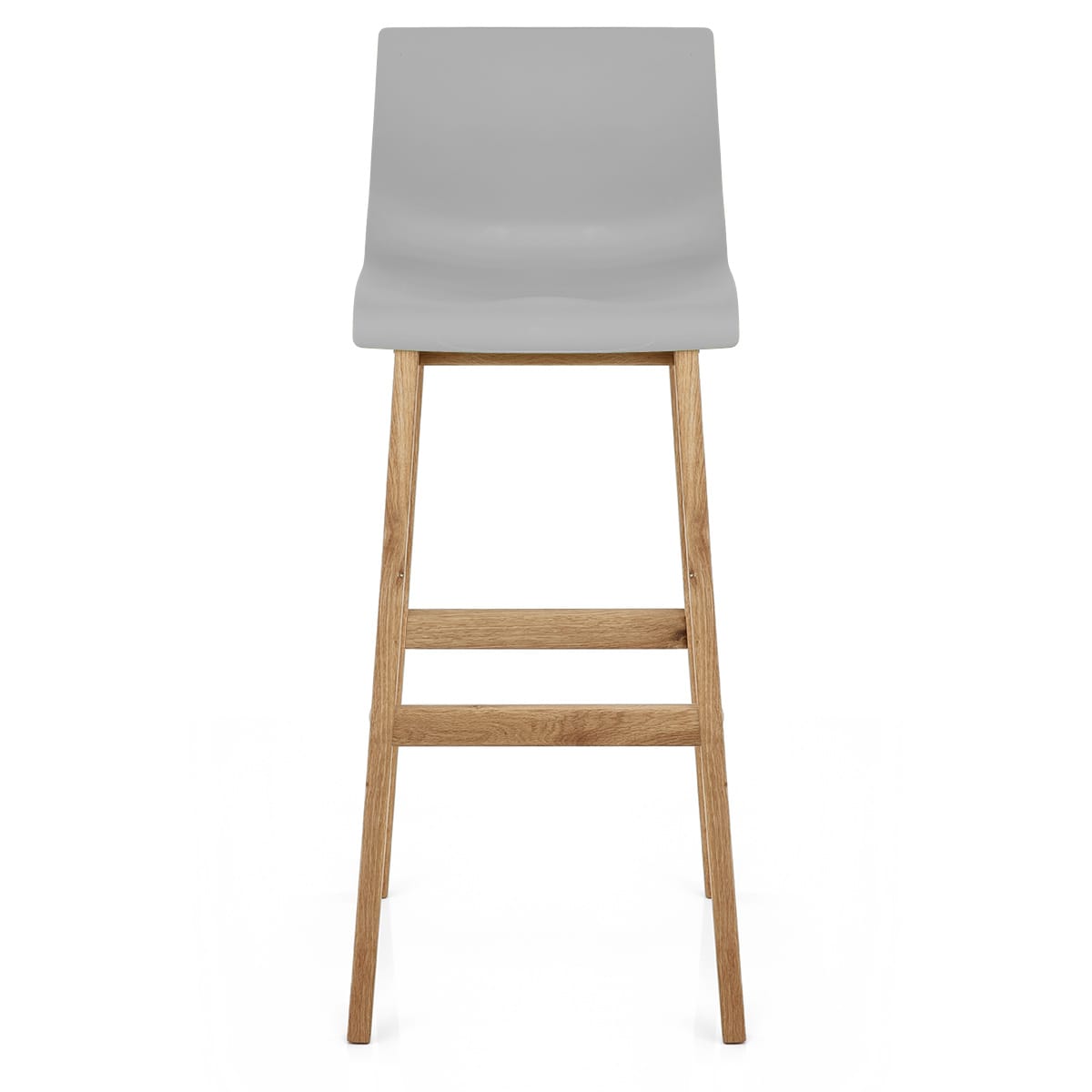 High Drift Oak & Grey Bar Stool