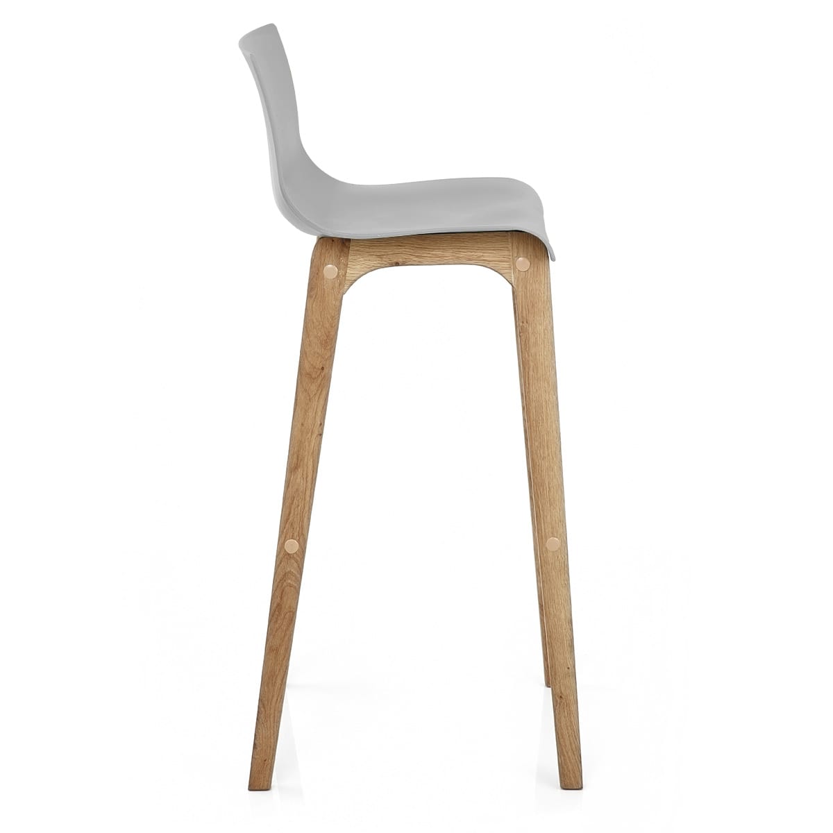 High Drift Oak & Grey Bar Stool