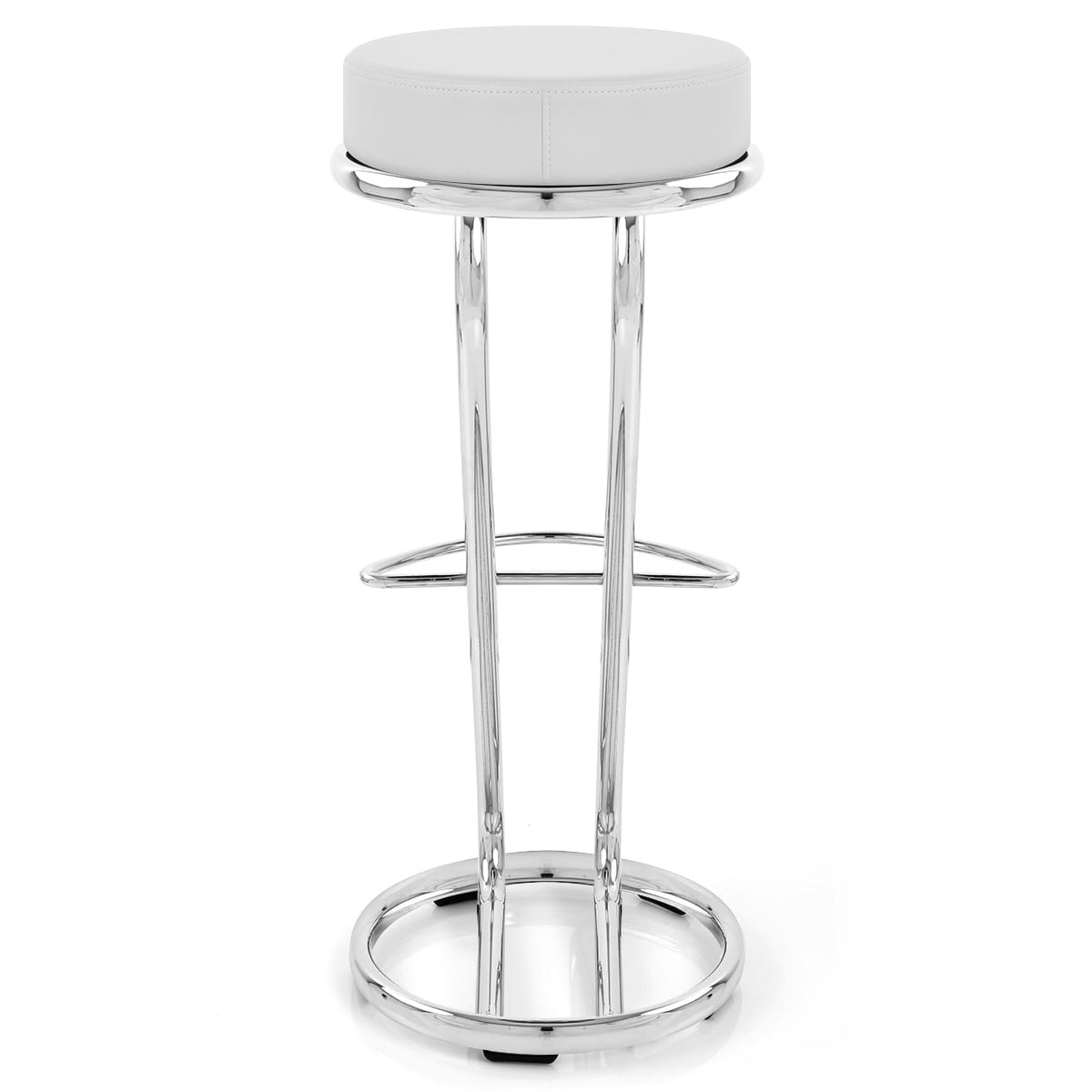 High Zed Bar Stool White