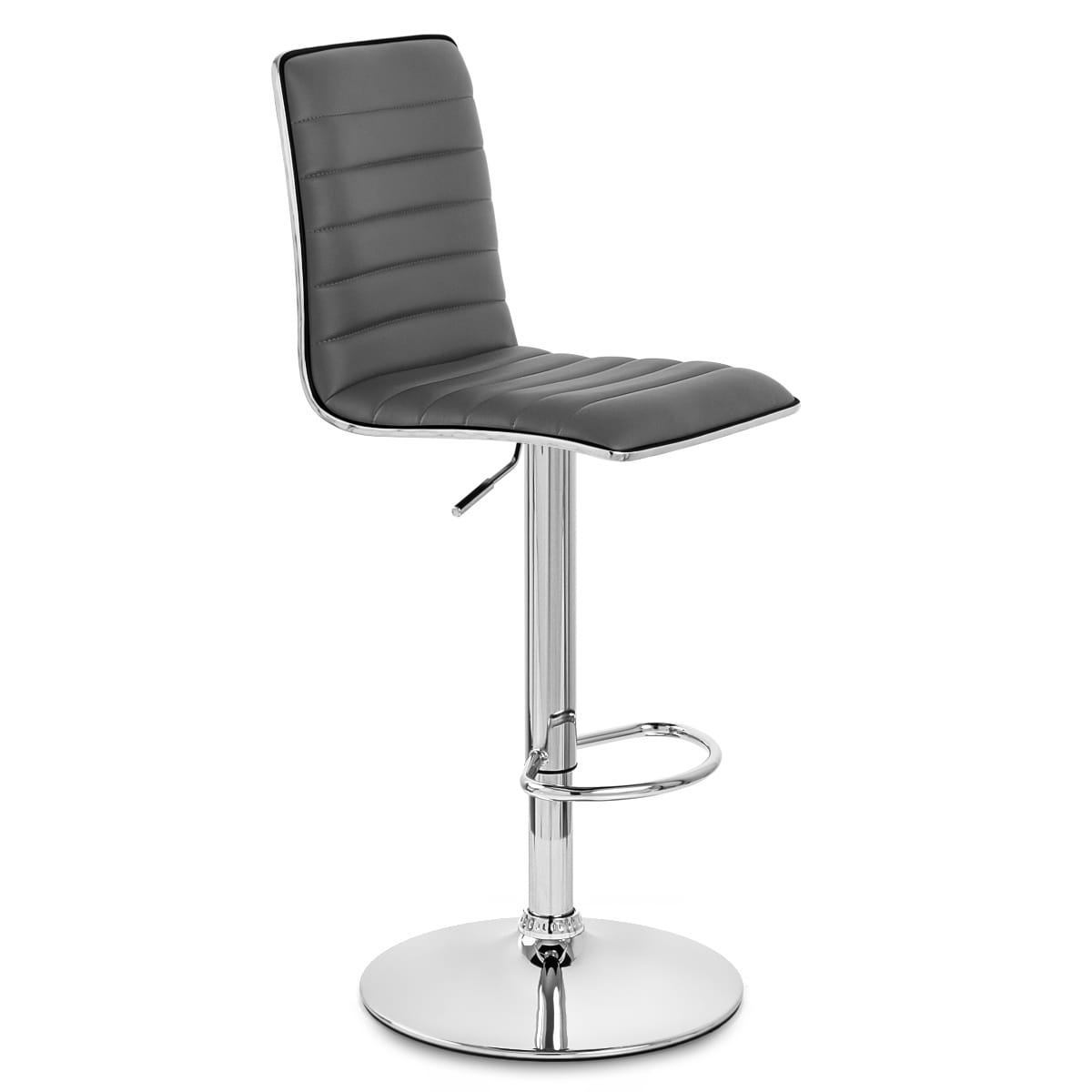 Hiline Bar Stool Grey
