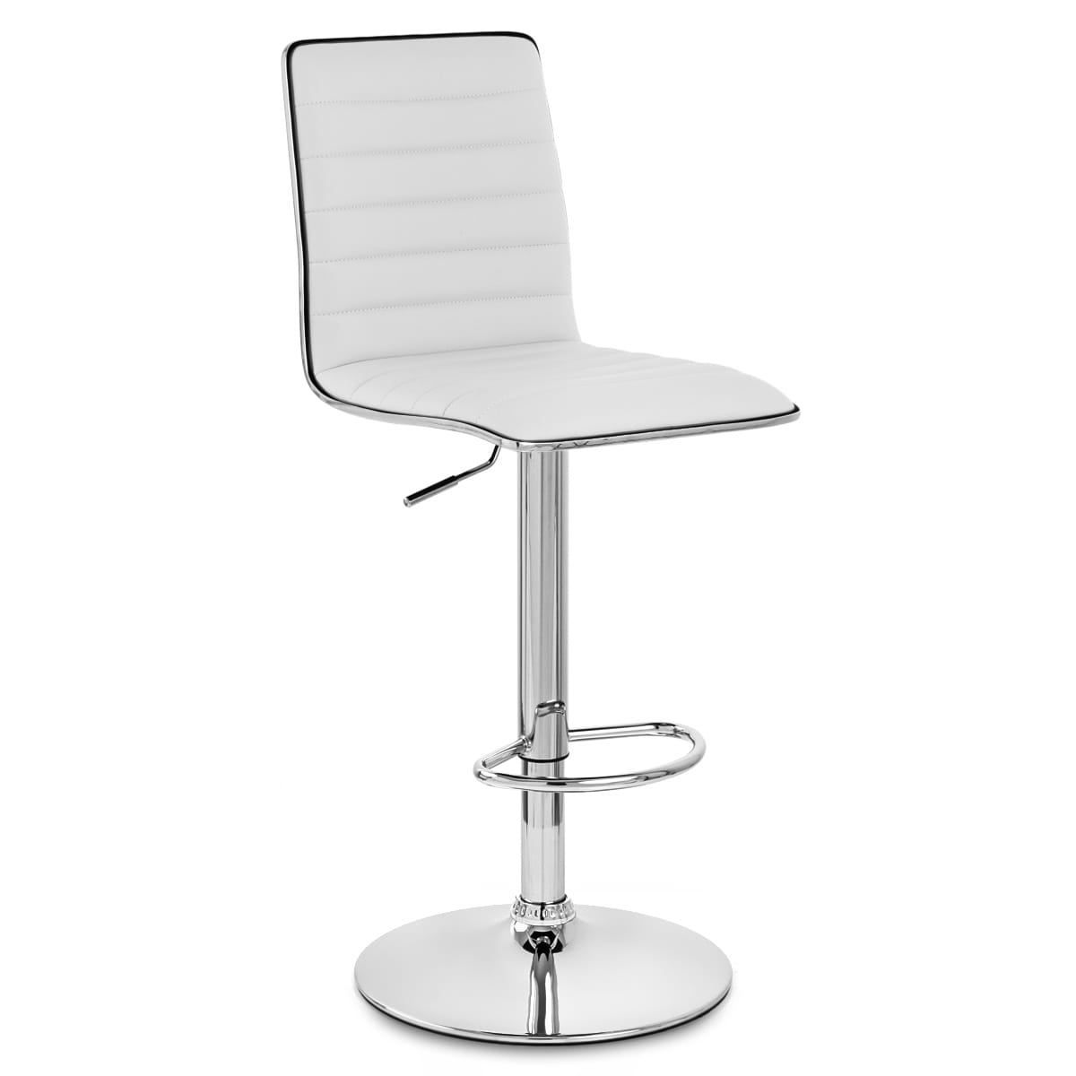 Hiline Bar Stool White