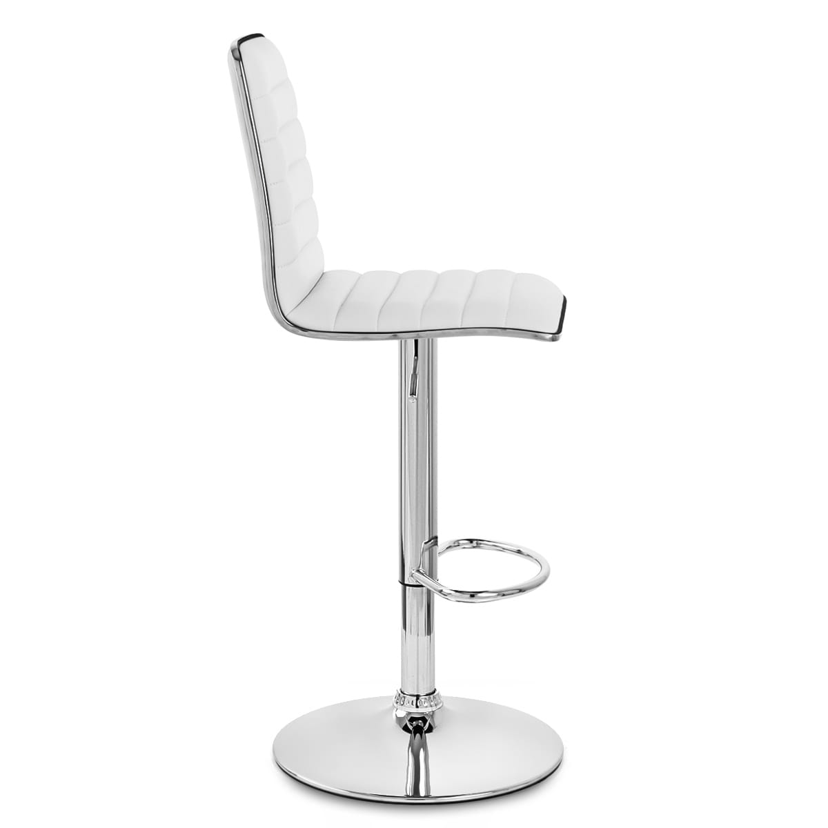 Hiline Bar Stool White