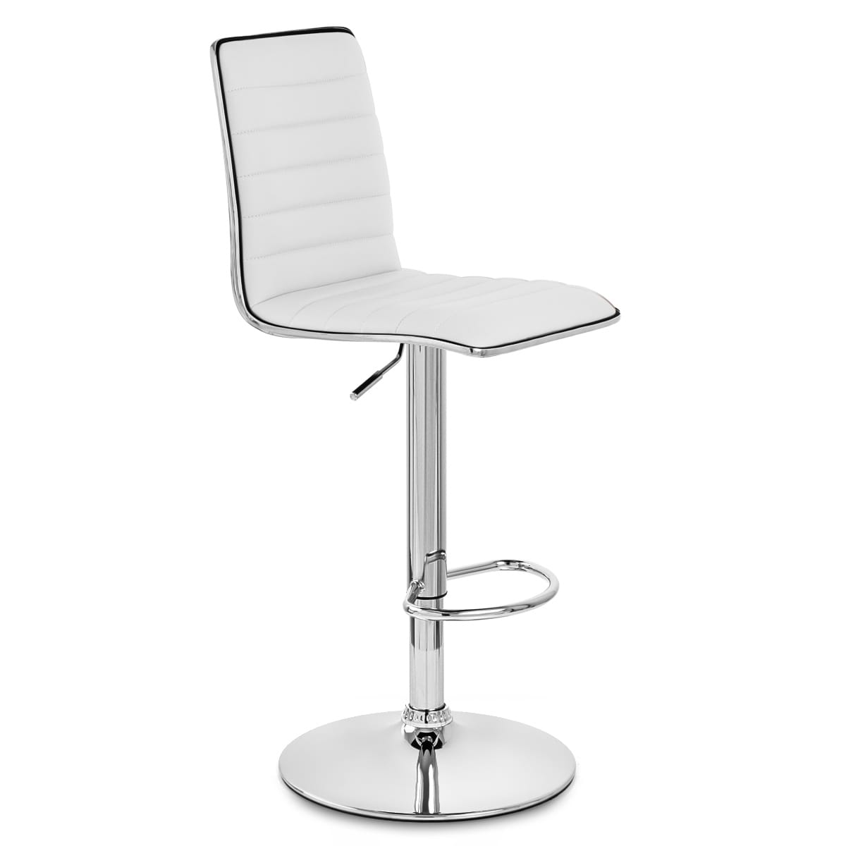 Hiline Bar Stool White