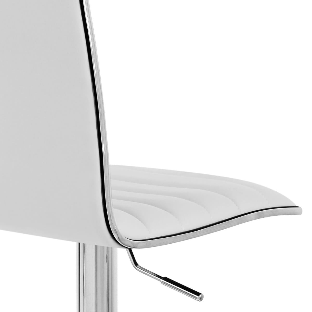 Hiline Bar Stool White