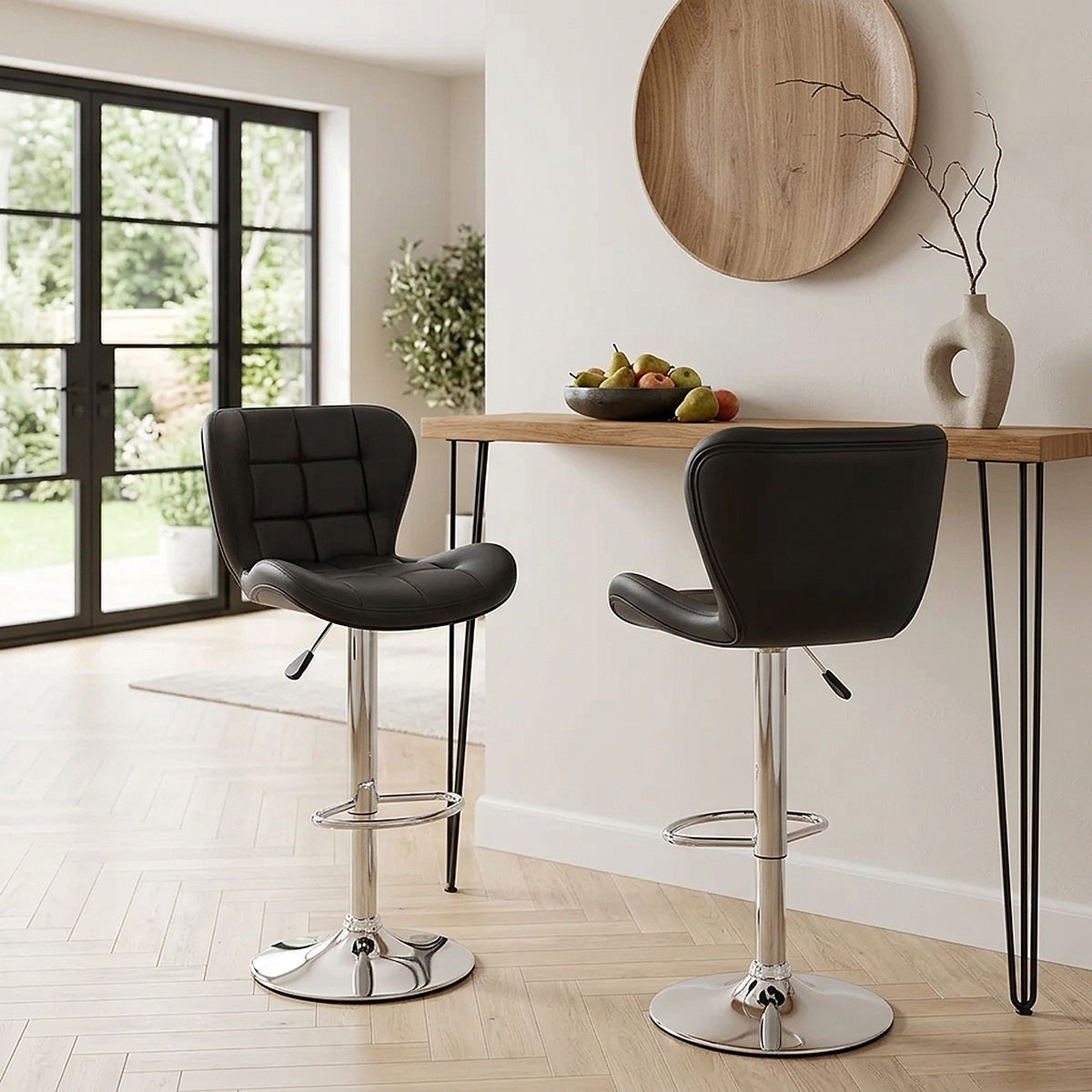 Houston Bar Stool Black