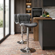 Houston Bar Stool Grey