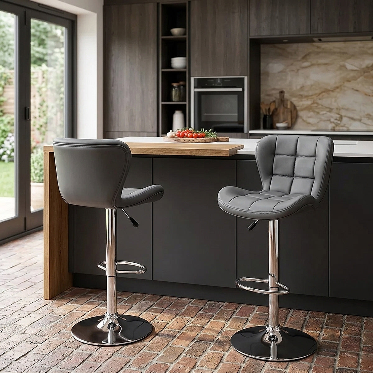 Houston Bar Stool Grey