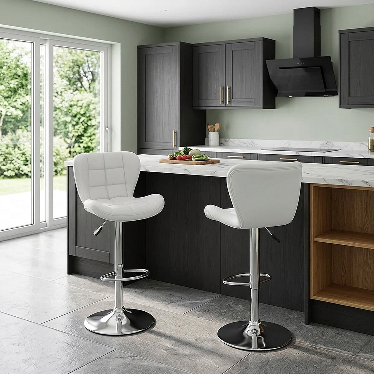 Houston Bar Stool White