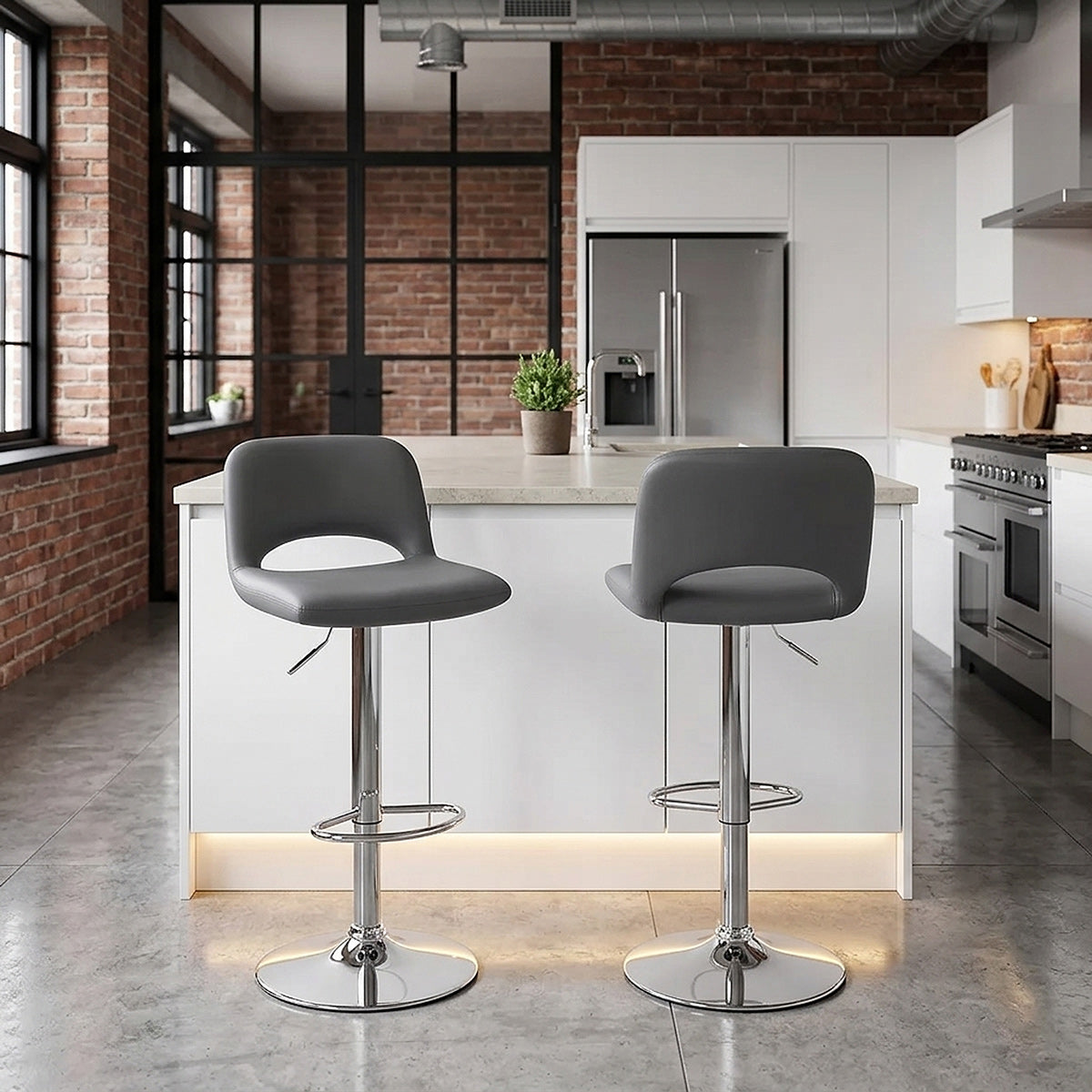 Hugo Bar Stool Grey
