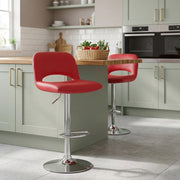 Hugo Bar Stool Red
