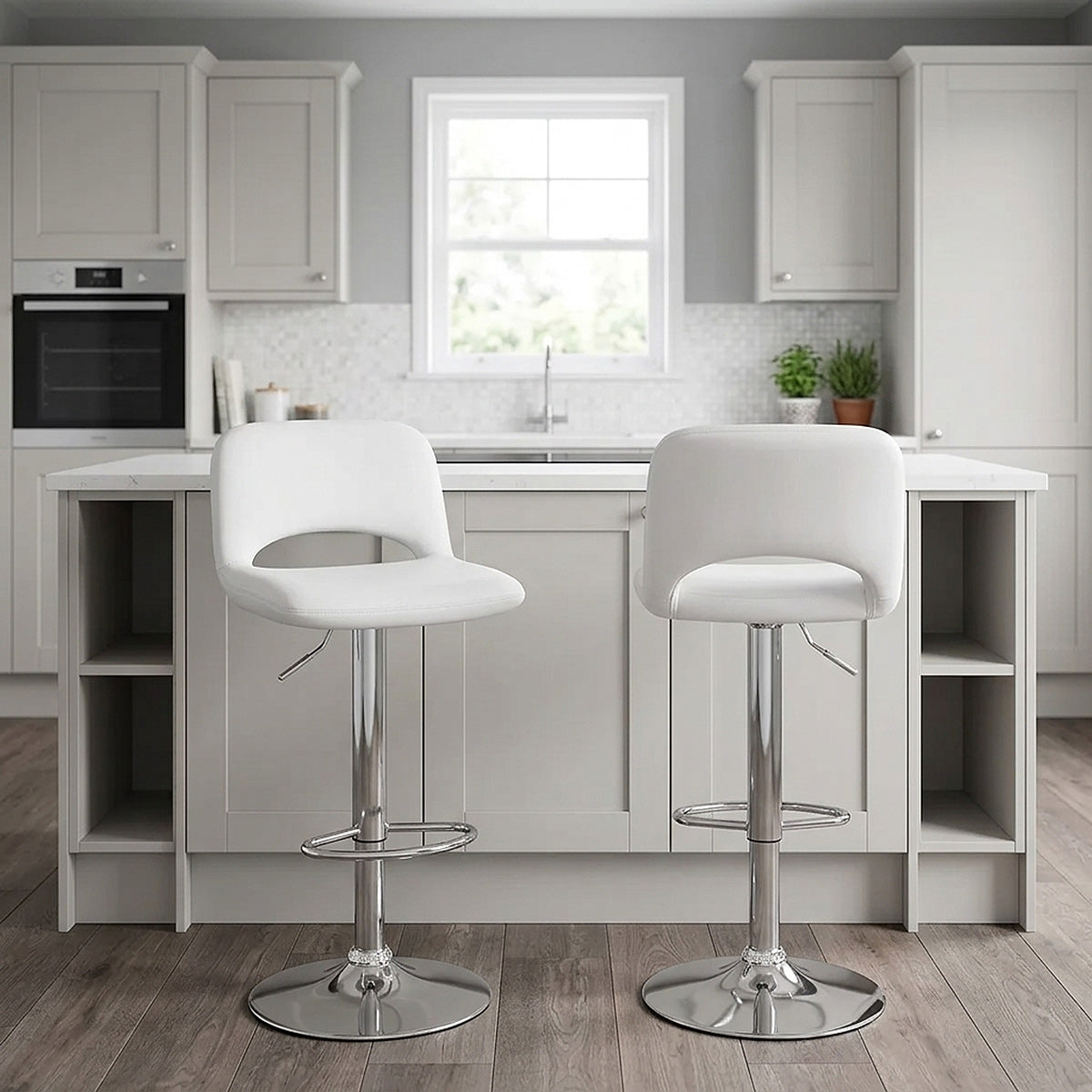 Hugo Bar Stool White
