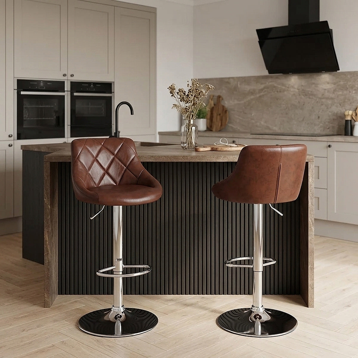 Hype Bar Stool Antique Brown