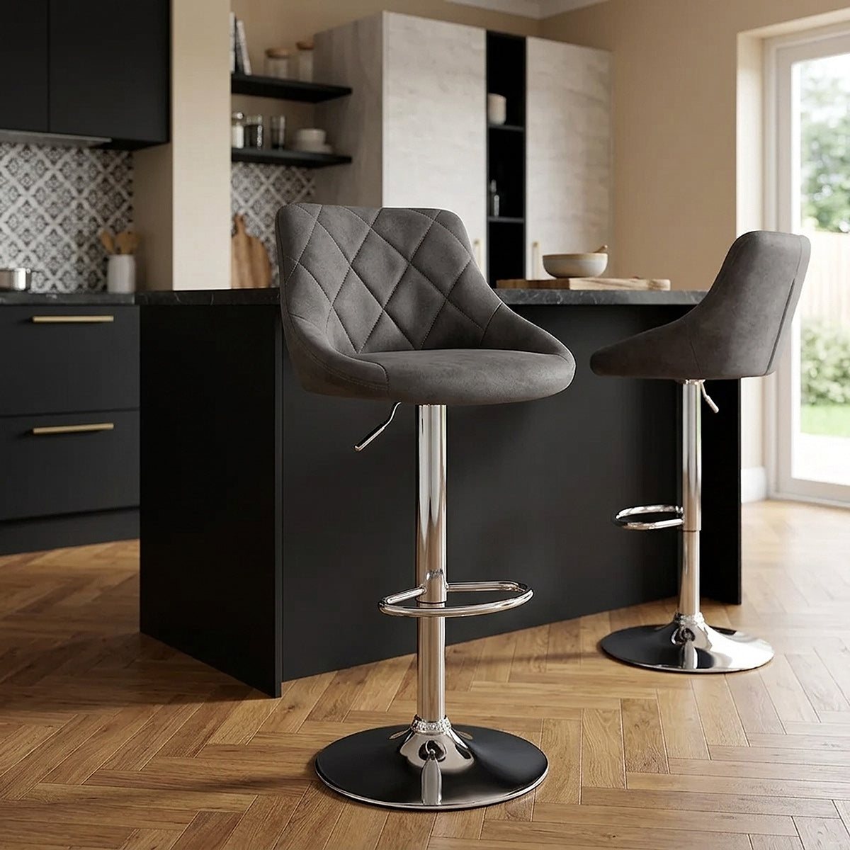 Hype Bar Stool Charcoal